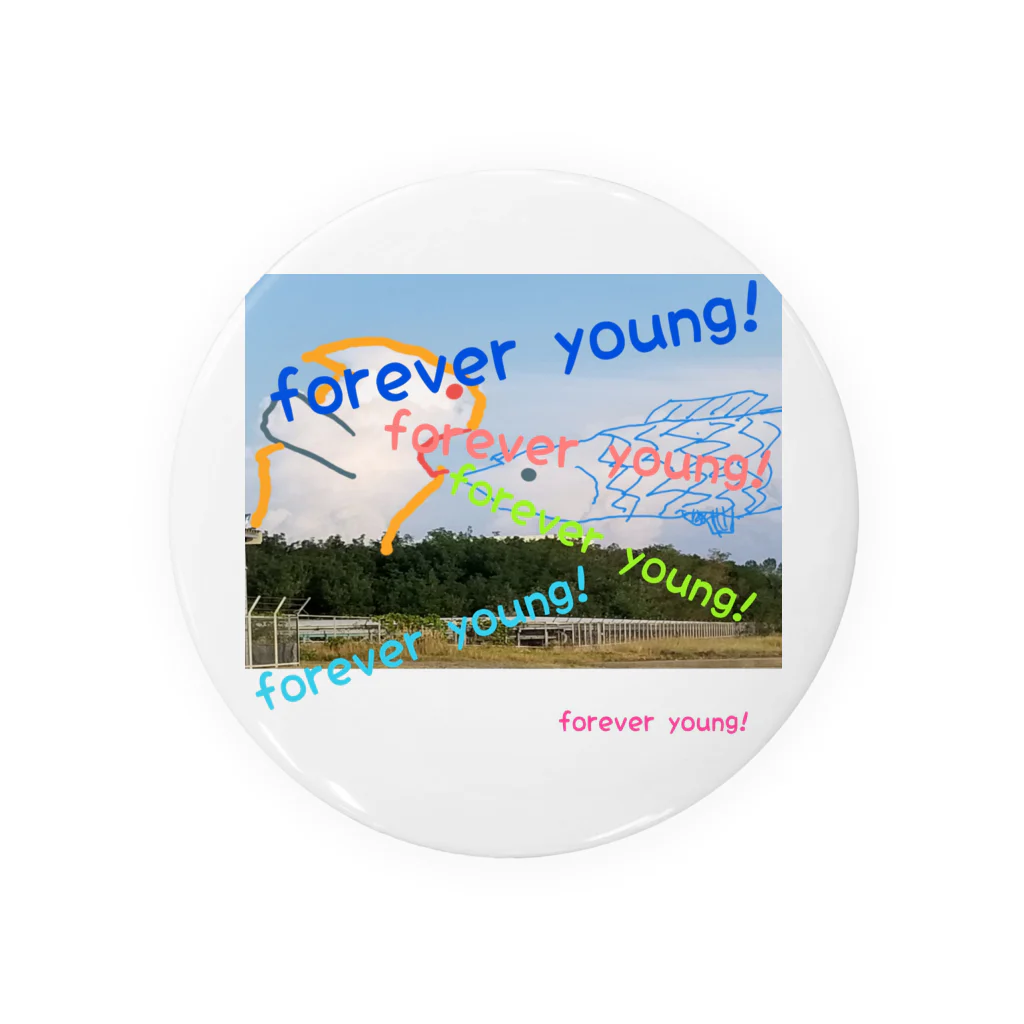 GAKKuN storeのｆｏｒｅｖｅｒ ｙｏｕｎｇ 缶バッジ