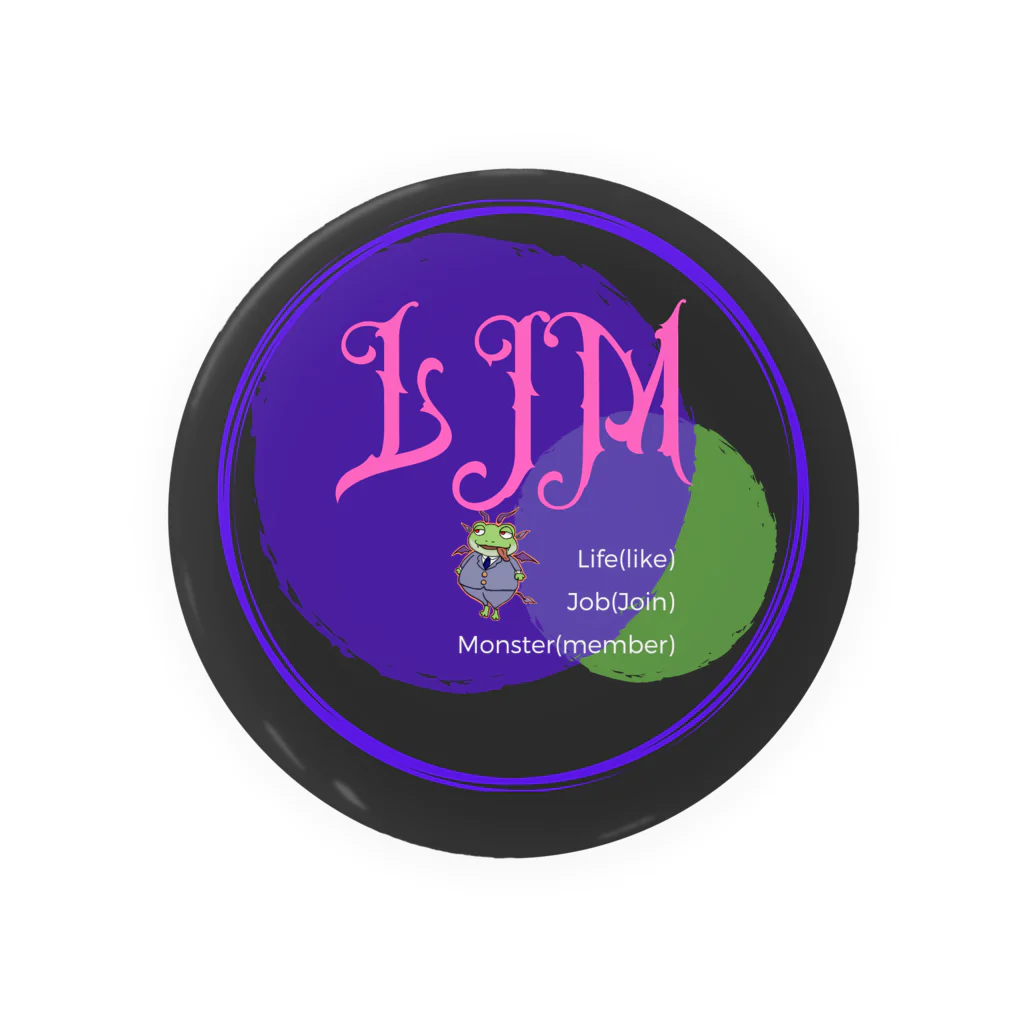 綺澪@LJMのLife Job Monster Tin Badge