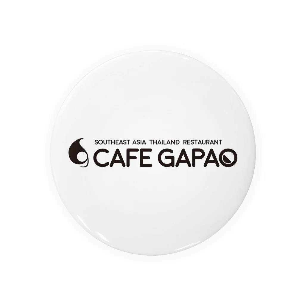 CAFE GAPAO THE SHOPのカフェガパオ公式ロゴグッズ 缶バッジ