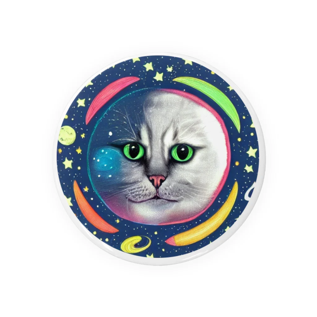 宇宙猫の宇宙猫 Tin Badge