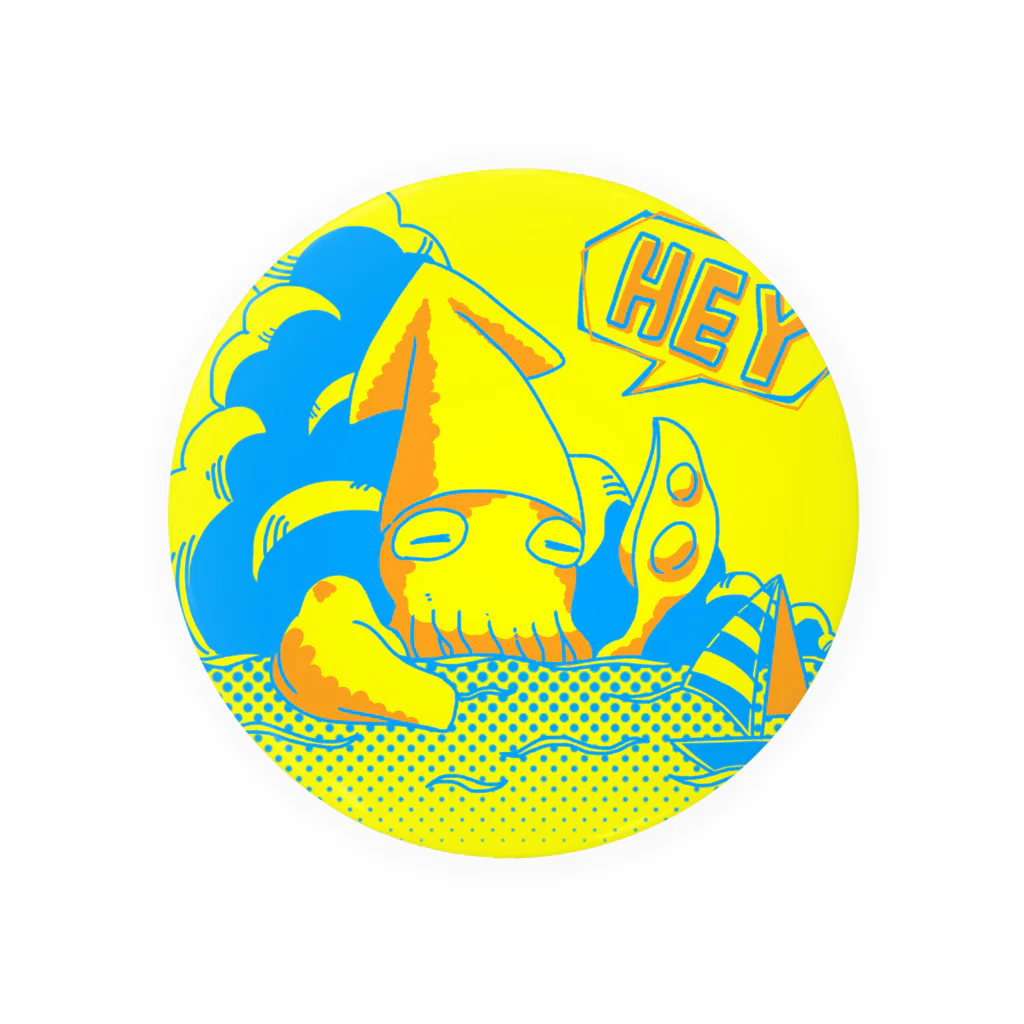 みやペリの声をかけてくるイカくん ver.2 Tin Badge