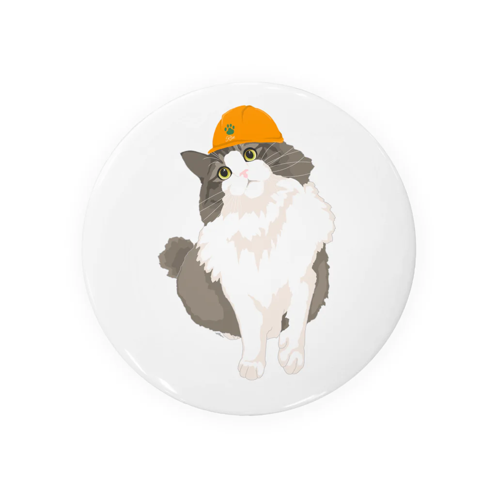 猫のイラスト屋さんのrin Tin Badge