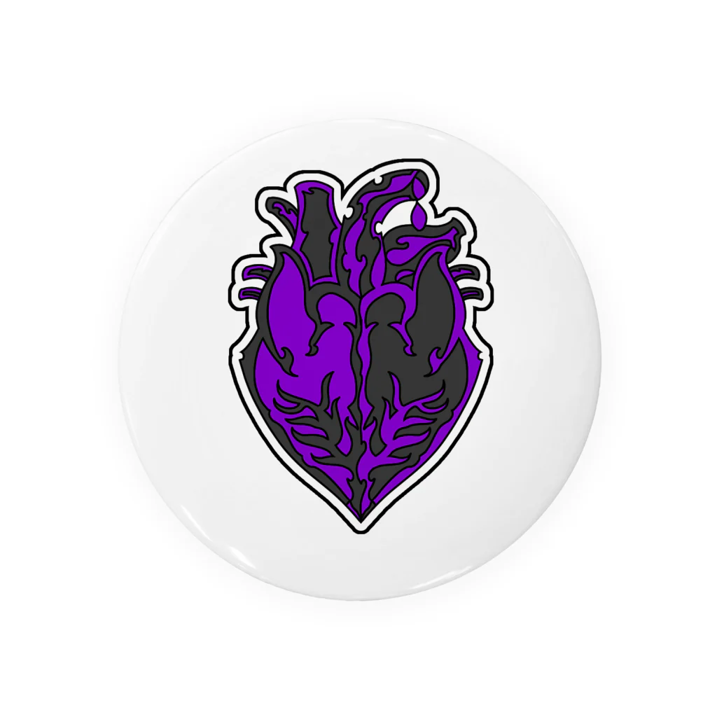 Co2/オリジナルロゴアイテムの鏡心病/紫 缶バッジ