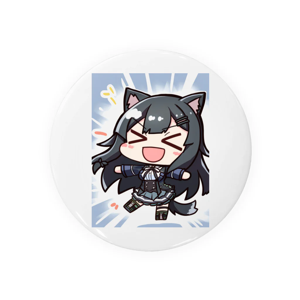 Fragment【フラグメント】のBIGSmile黒猫ちゃん Tin Badge