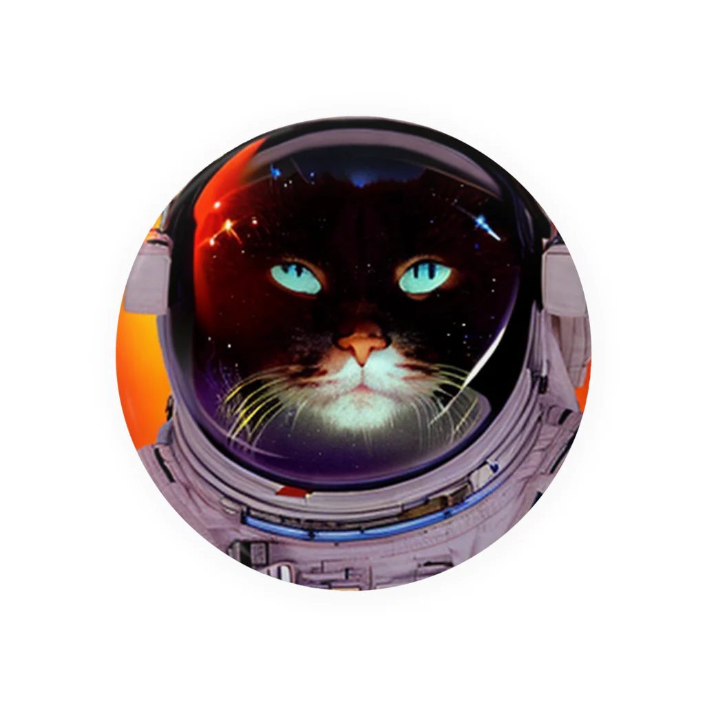 テキテキーTVのSpace Cat 缶バッジ