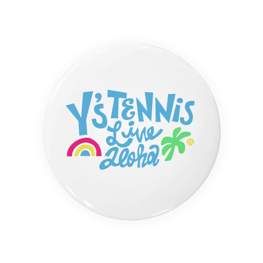 Y's TennisのY's Tennisロゴ ヤシの木 Tin Badge