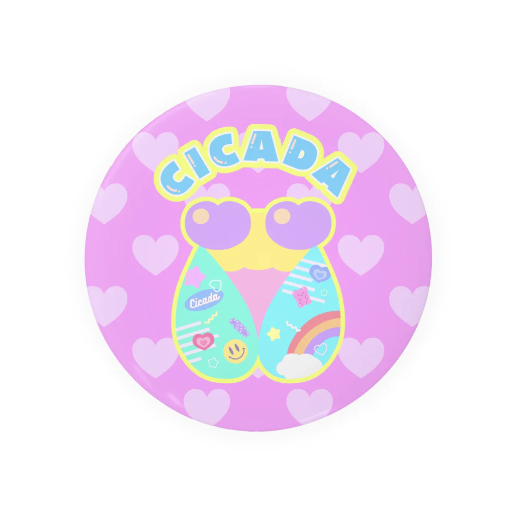 みずあめあいすの♡せみ×かわいいしか勝たん♡ Tin Badge