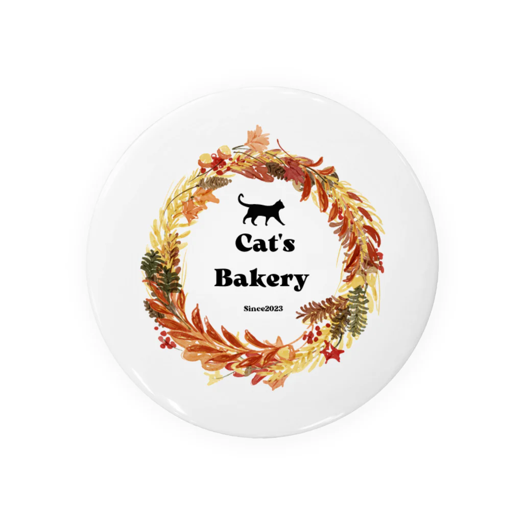 桜町通り商店街の紗子ちゃんのCat’ｓBakery　ロゴグッズ Tin Badge