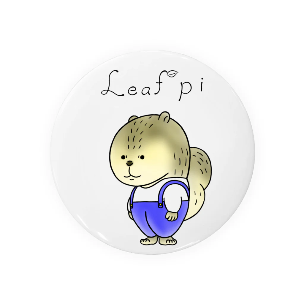 LeafpiのLeafpi's ロゴ 缶バッジ