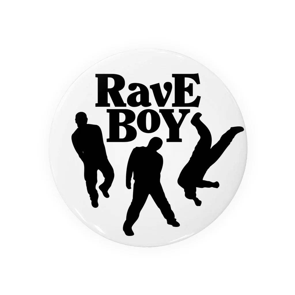 Mohican GraphicsのRave Boy Records Tin Badge