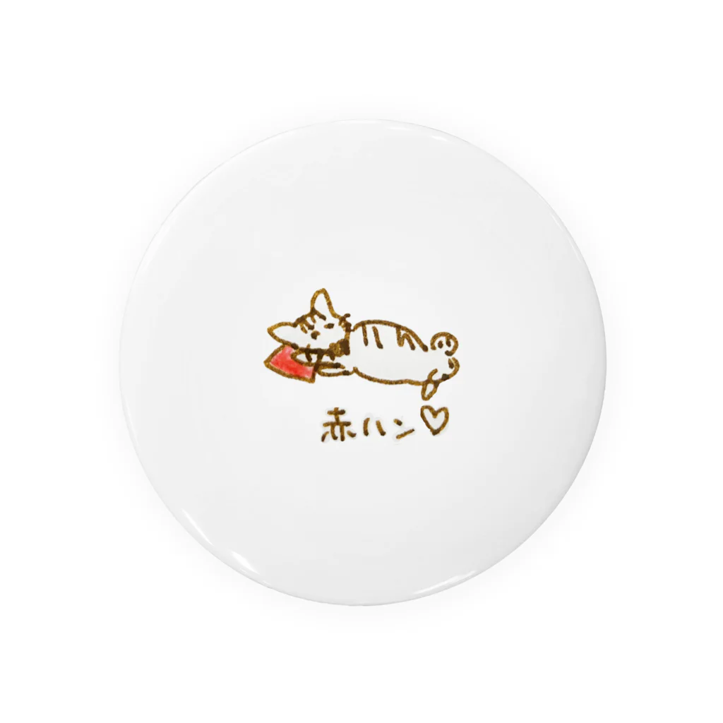 いんふるのハンカチを好きなねこ Tin Badge