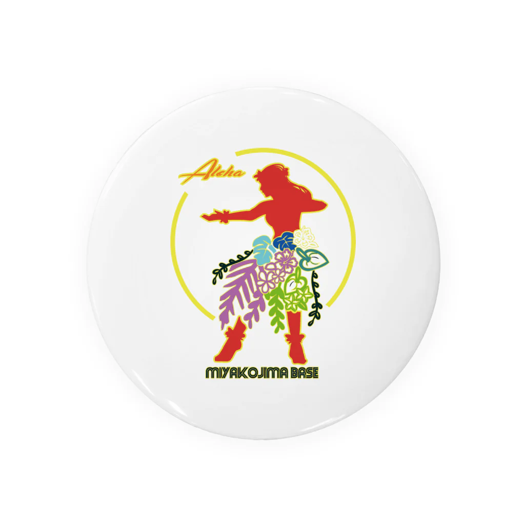 miyakojima_baseの南国の宮古島フラダンサー Tin Badge