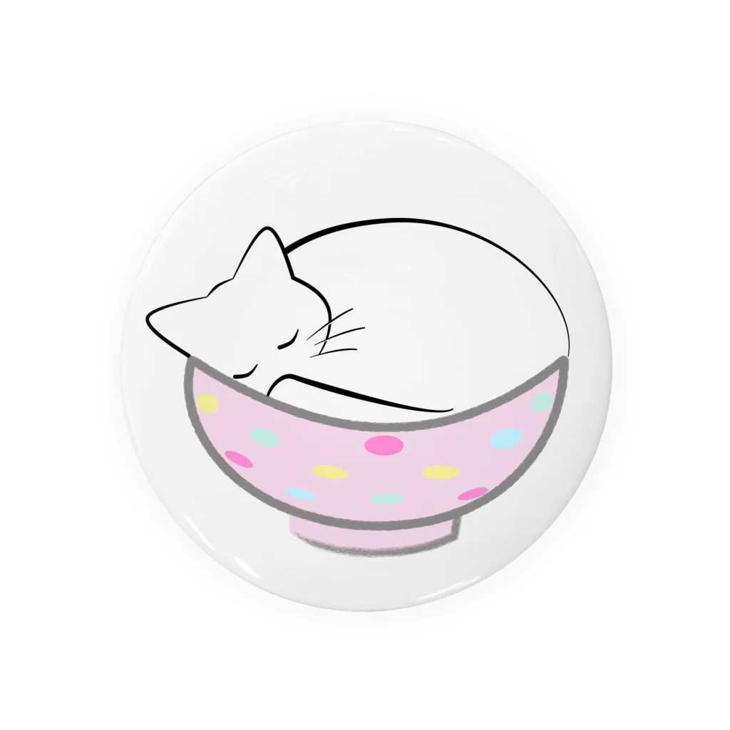 Suzutakaのねこ丼 Tin Badge