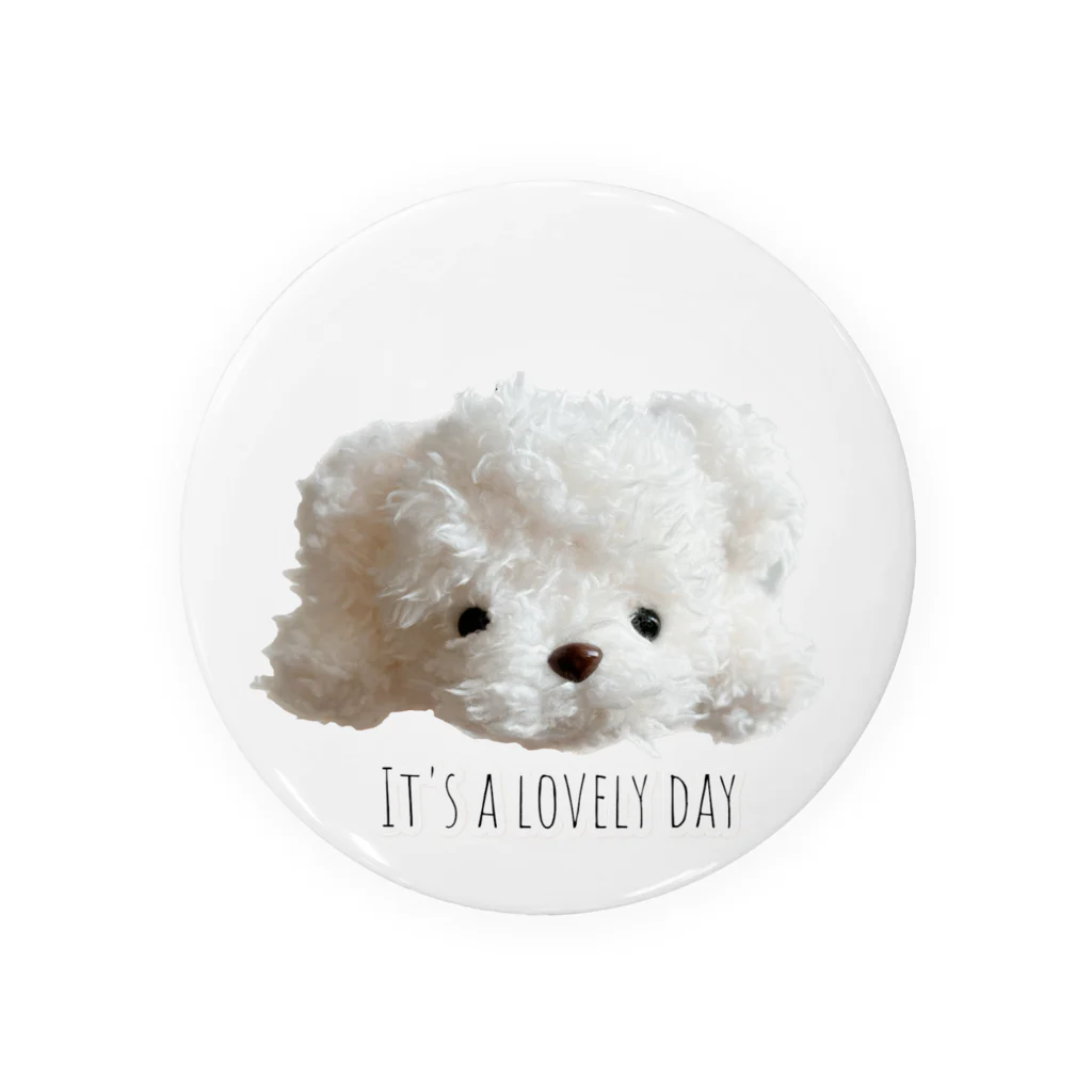 haruha工房のlovely day クマさん 缶バッジ