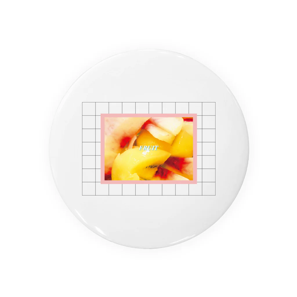 SWEET ROOMのFRUIT　peach&goldkiwi Tin Badge