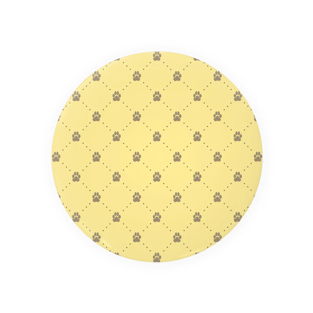 Charmyraのdiagonal-grid-paw_sq_byl Tin Badge