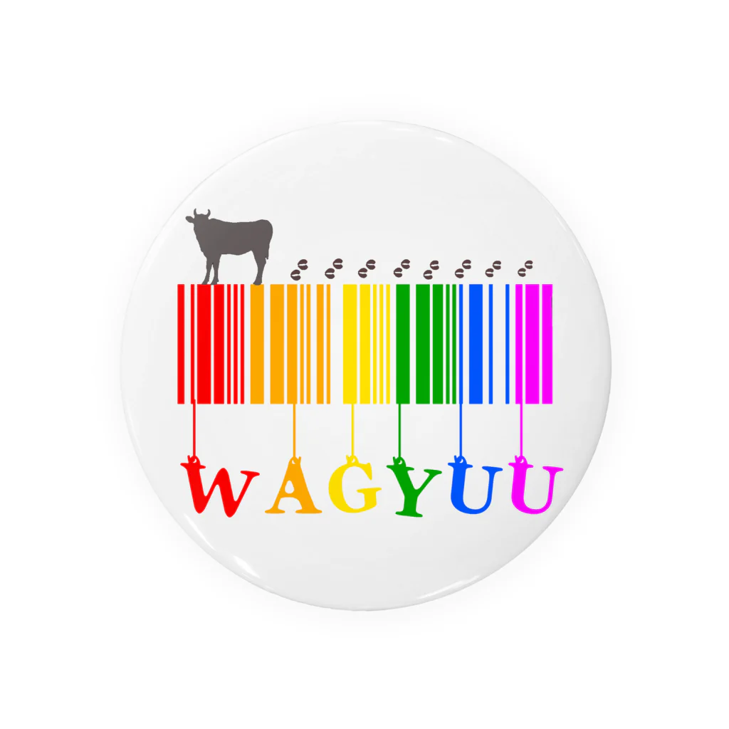 🐂MooMoo🐂のWagyuu(カラフル) 缶バッジ