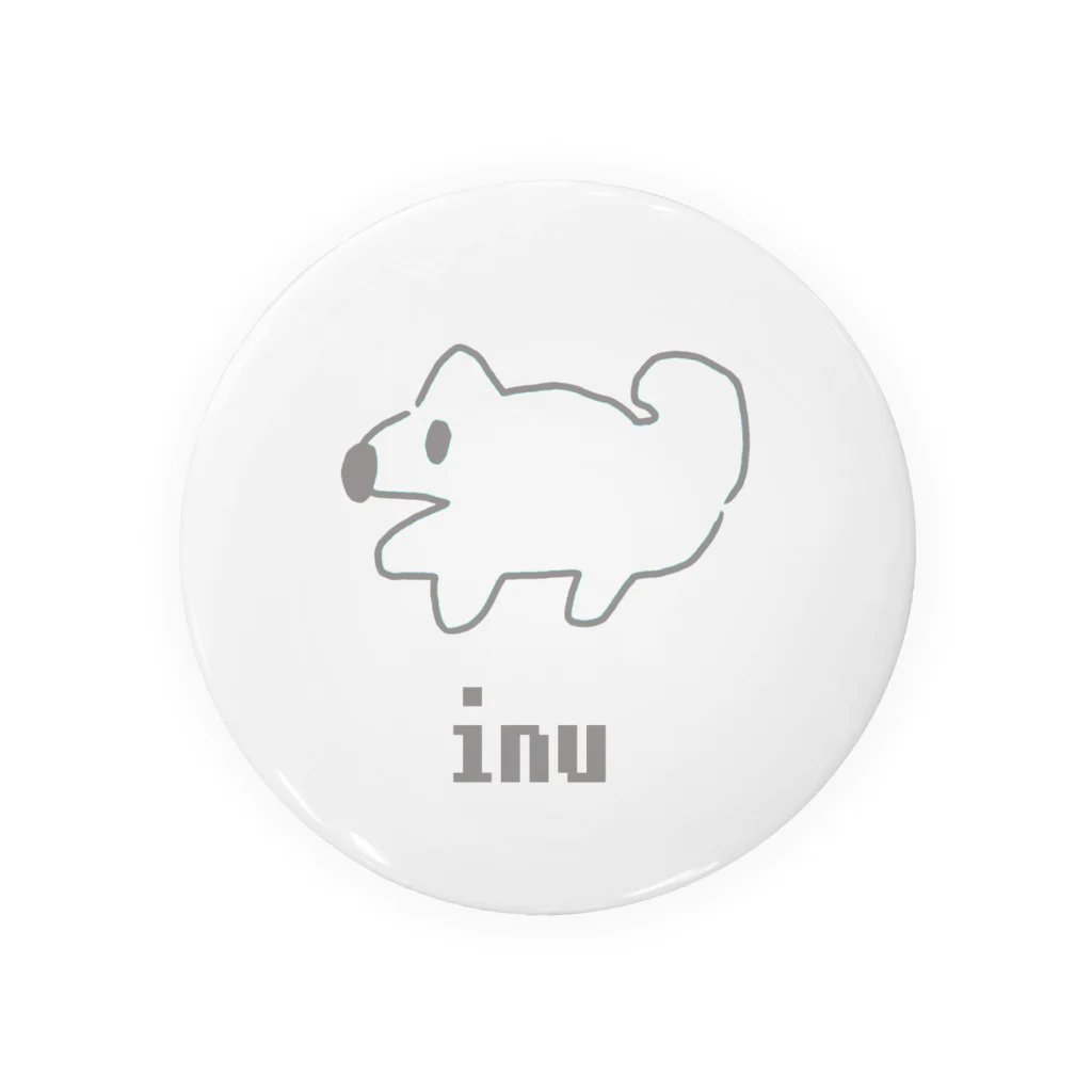 優しい世界のお店のかわいいINU Tin Badge