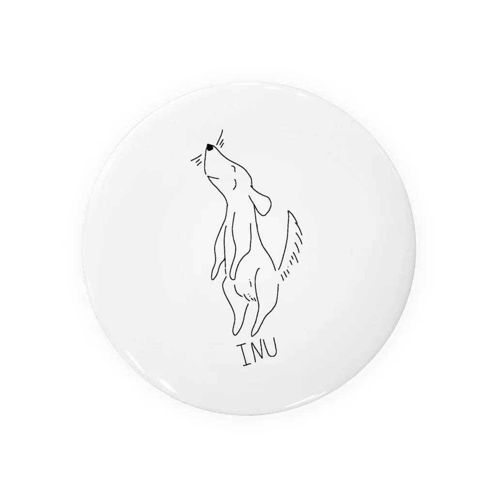 ﾜｵ！廻る離れる揺れるのINU(いぬ)の Tin Badge