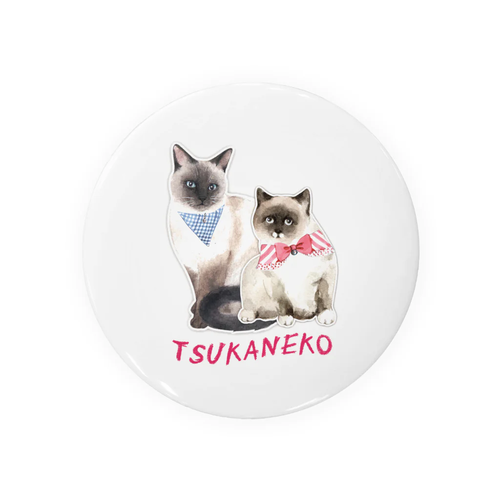 MiKiNEKO雑貨店(つかねこ公式グッズ)のBibi×Riri Tin Badge