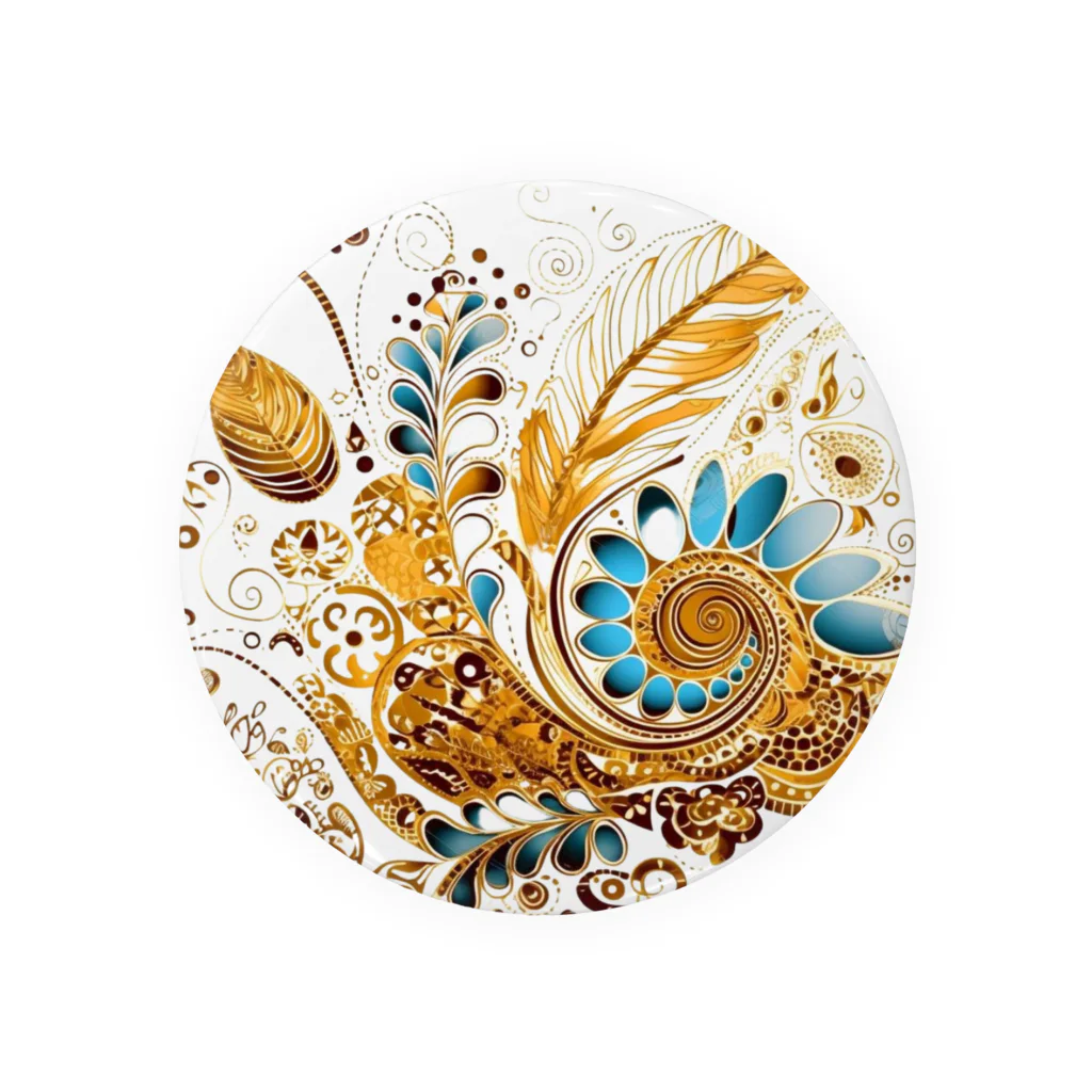 Connect Happiness DesignのGolden  Leaves Tin Badge