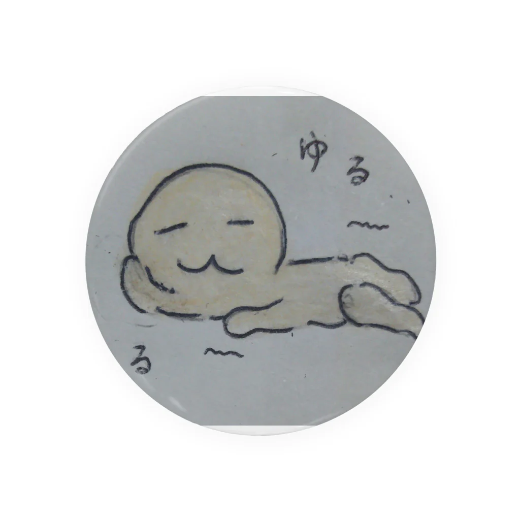 (●^〜^)あん中垣 ( ﾟーﾟ)📎のゆるゆるくん Tin Badge