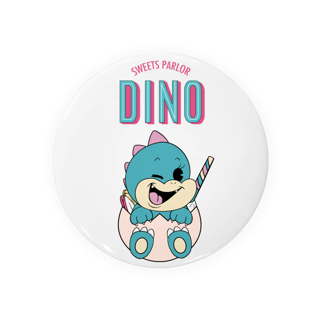 イケイケファミリーのSWEETS PARLOR DINO 缶バッジ