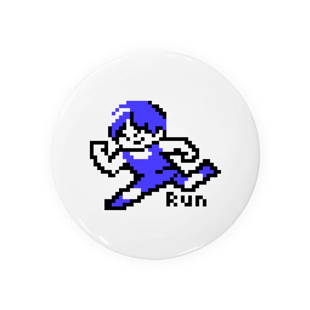 Cute's Making 需要と供給のRun for a bit(blue) Tin Badge