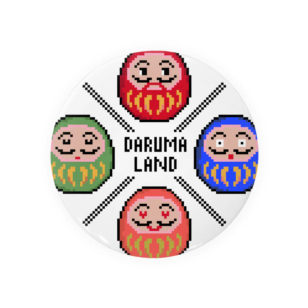 DARUMA_LANDのイロイロDaruma Tin Badge