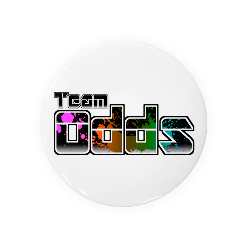TeamOdds‐チームオッズ‐のTeamOdds ブラックロゴマーク 缶バッジ＆クッション 缶バッジ
