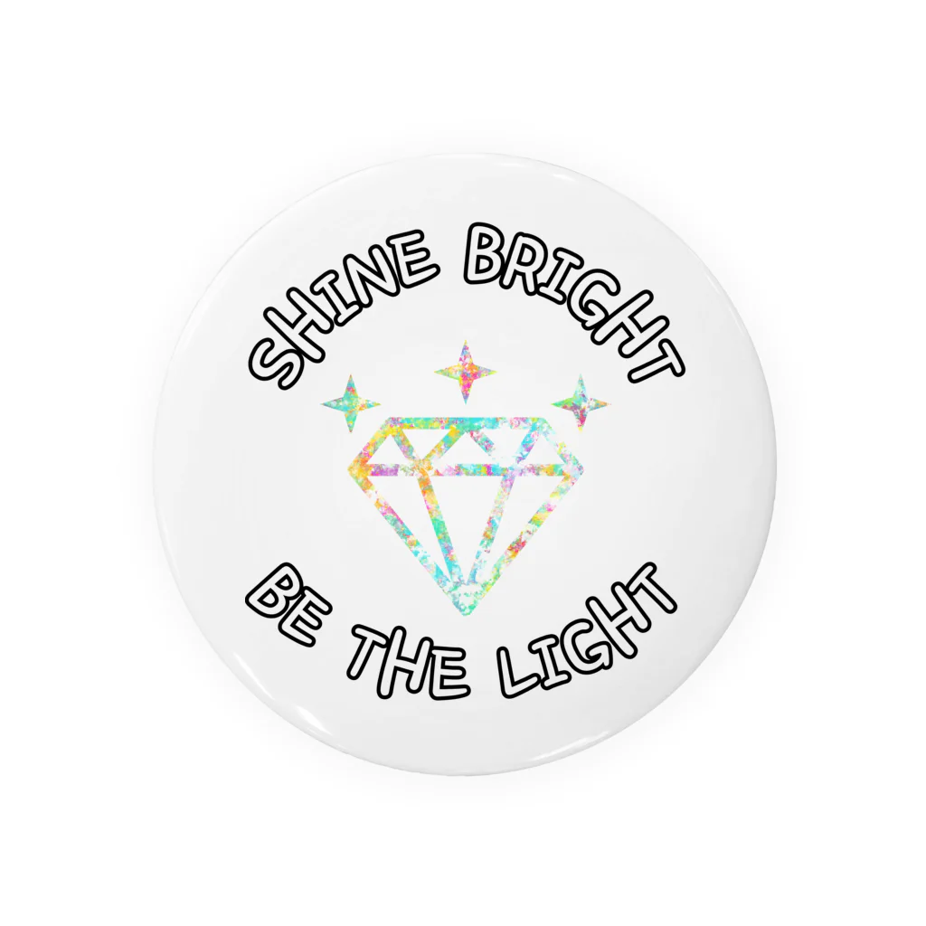 jsprintstudioのShine Bright, Be the Light Tin Badge