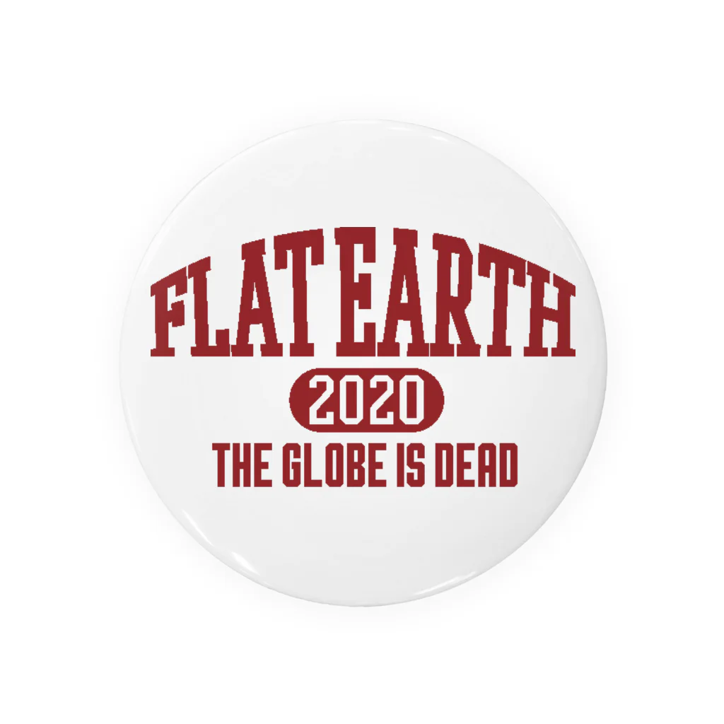 Mappila SHOPのカレッジ風［ネバダカラー］　フラットアース　FLATEARTH Tin Badge