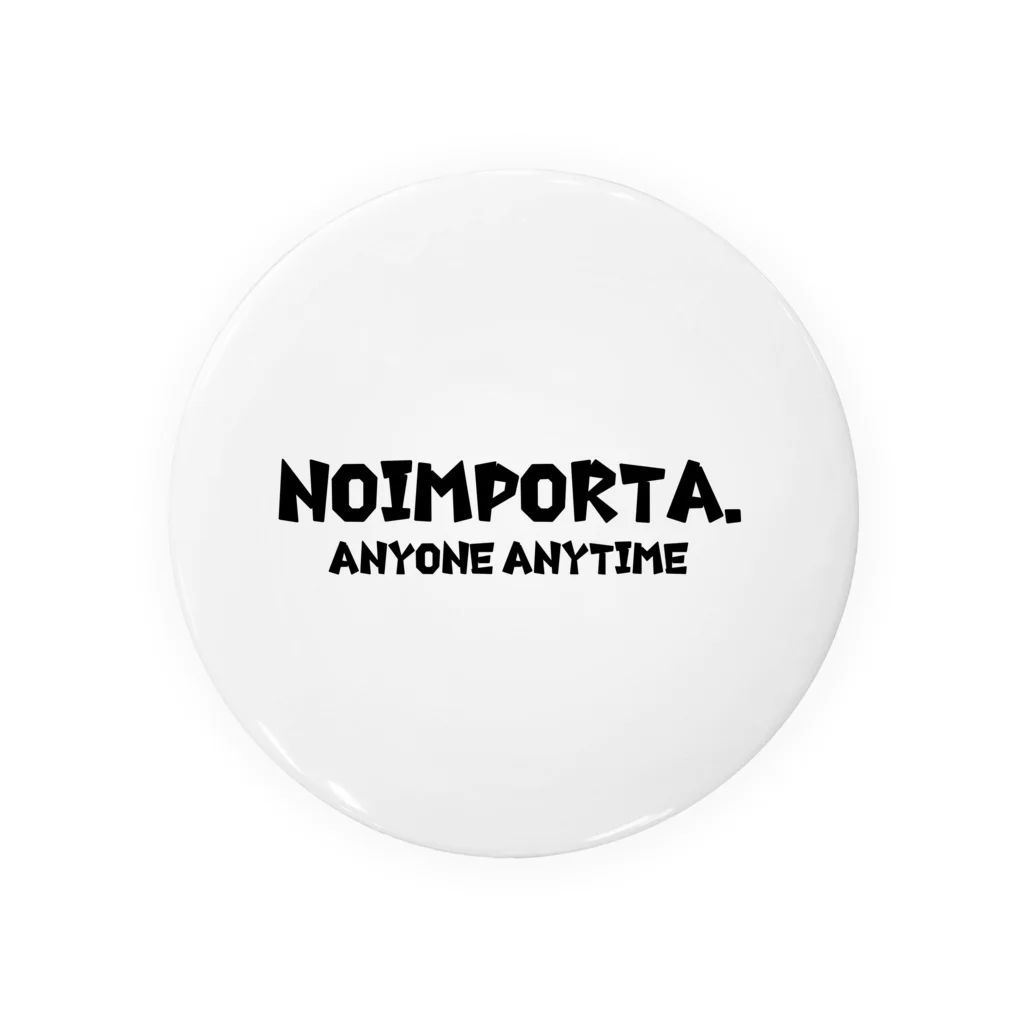 Noimporta.のNoimporta.公式ロゴアイテム 缶バッジ