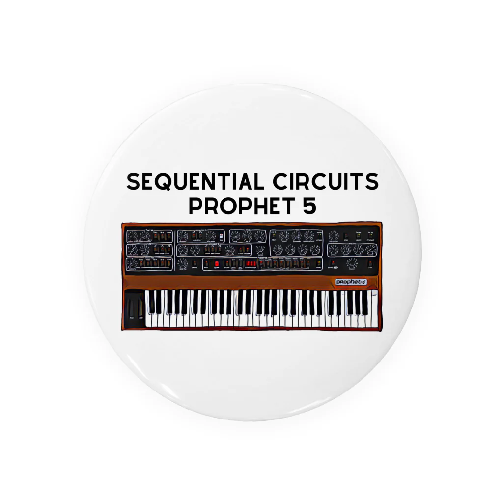 Vintage Synthesizers | aaaaakiiiiiのSequential Circuits Prophet 5 Vintage Synthesizer 缶バッジ