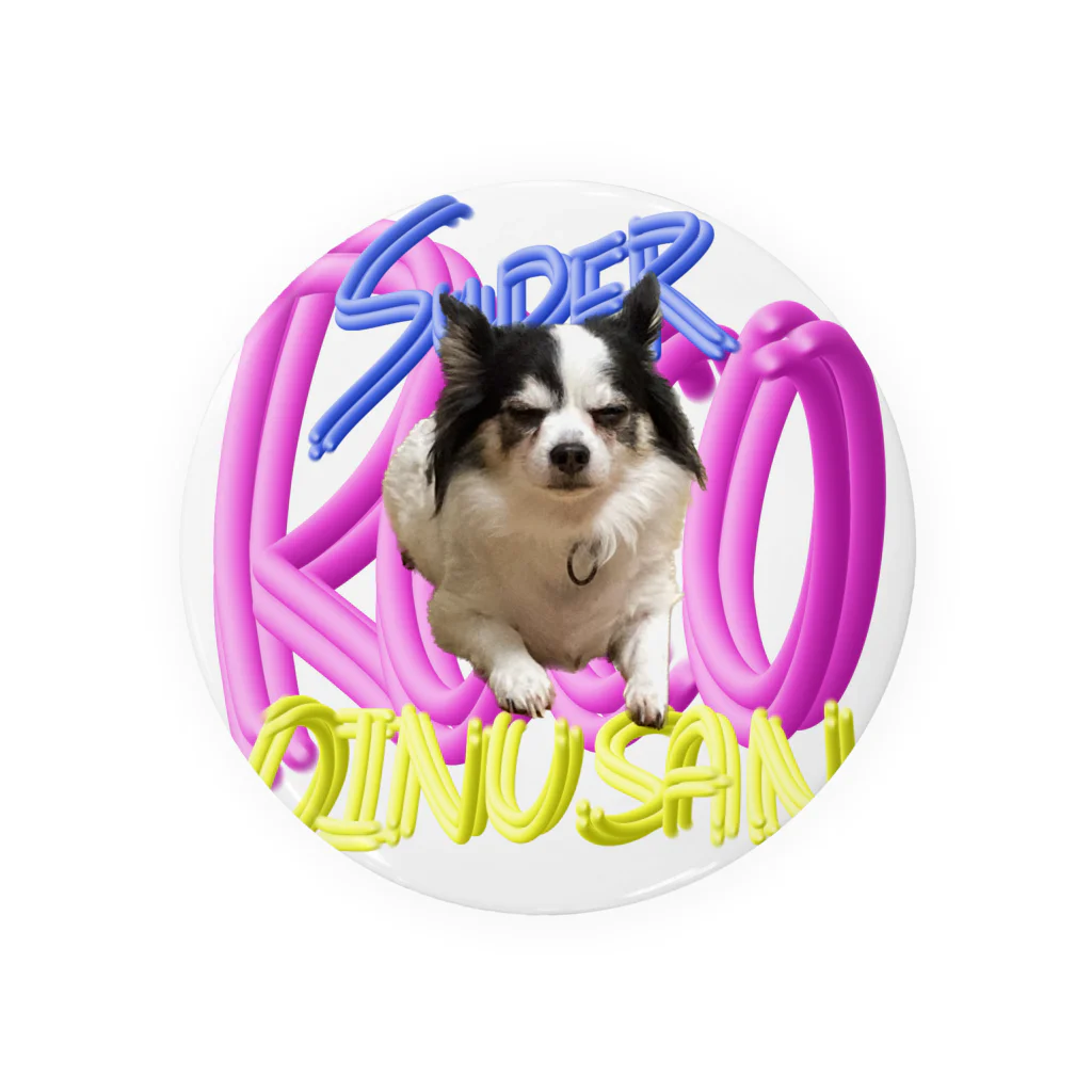 ギリ人ですのロコ(クールお犬さん) Tin Badge