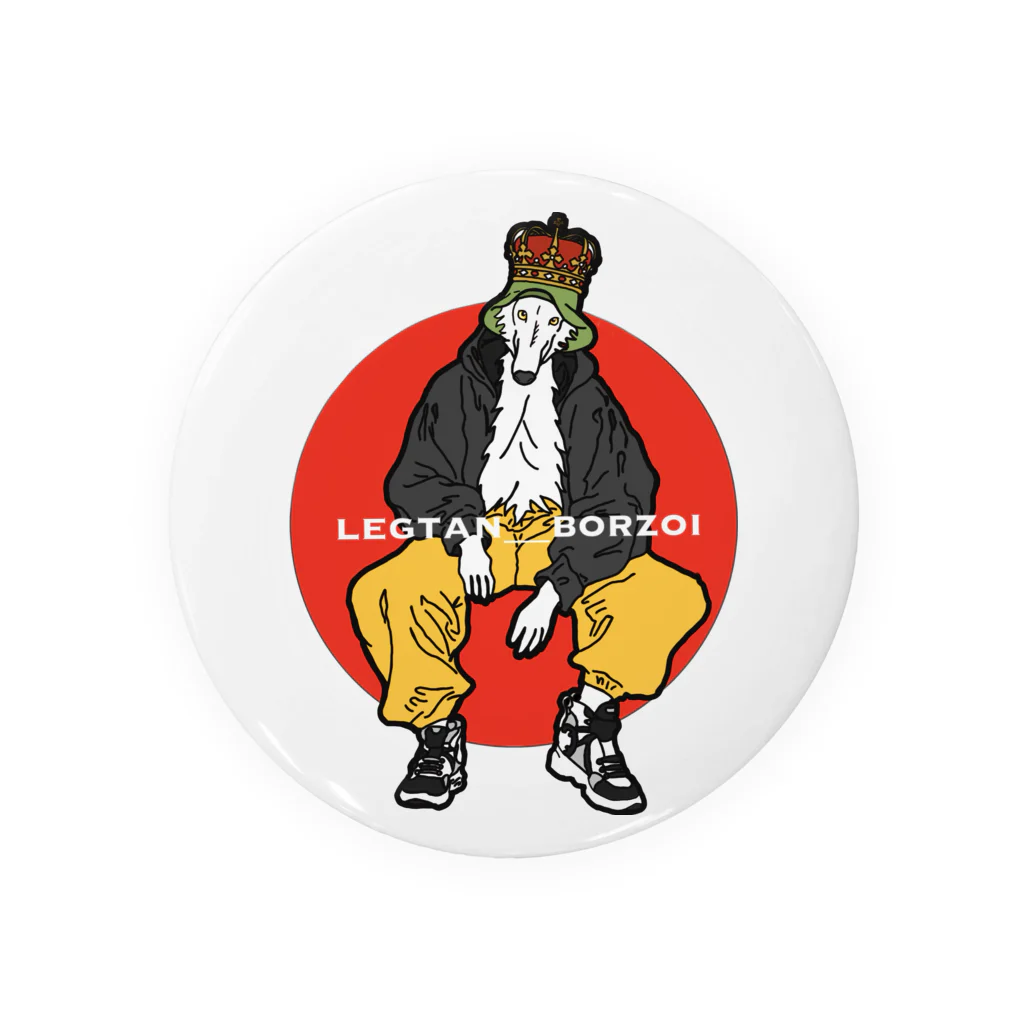 legtan_borzoiのストリートボルゾイ Tin Badge