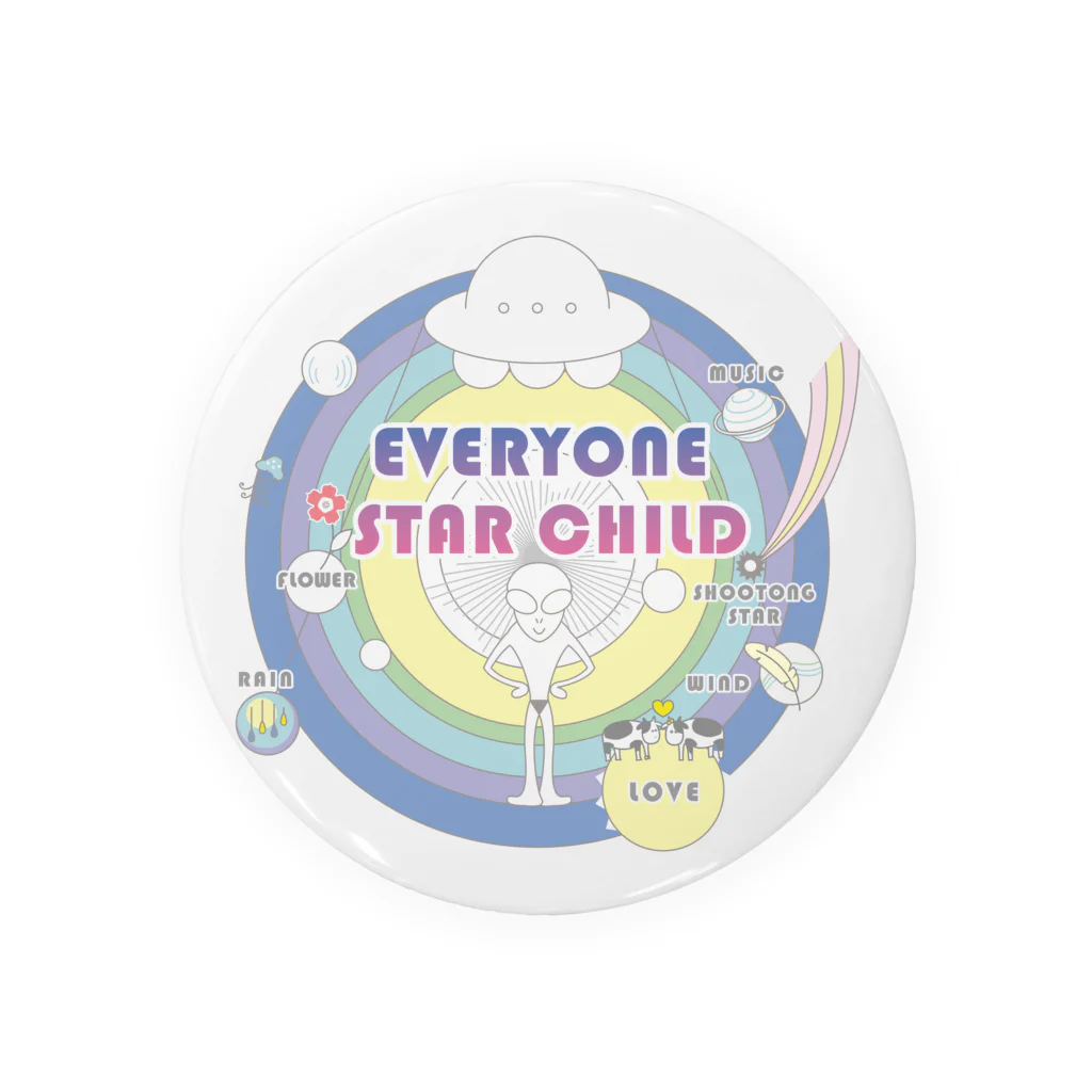 Design_Project_bALLOONのEVERYONE STAR CHILD Tin Badge