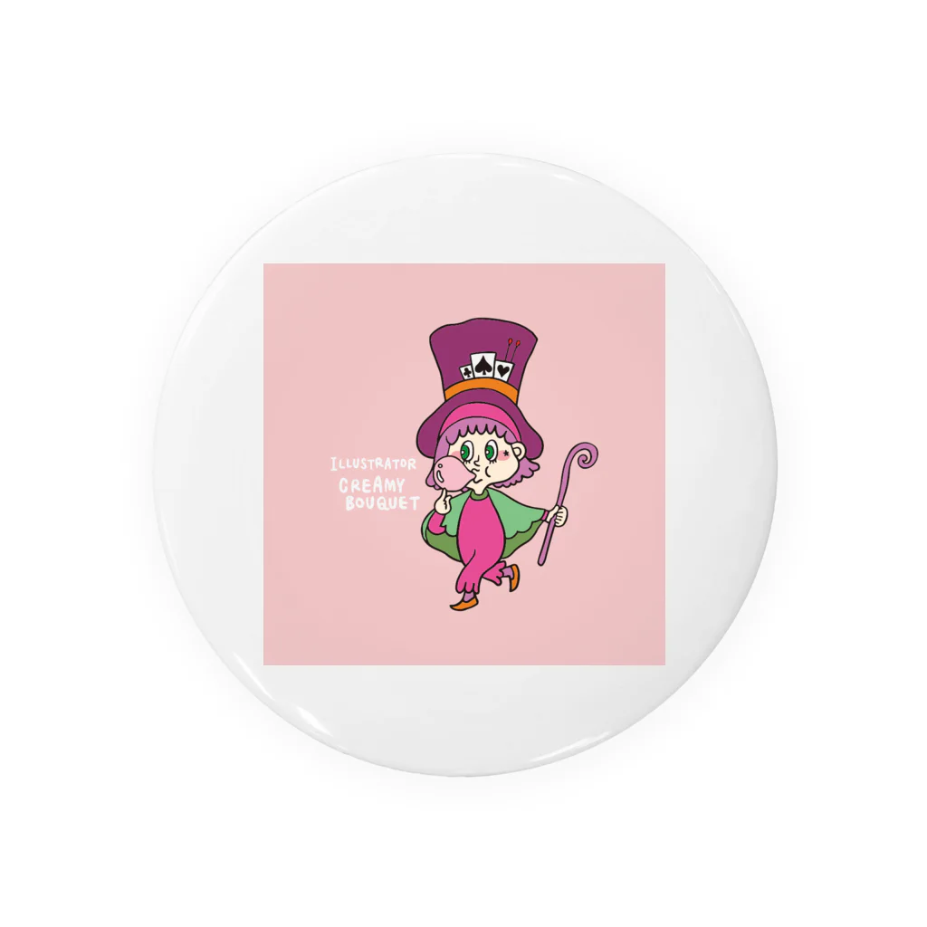 CREAMYBOUQUET WEBSHOPのバブルガムガール Tin Badge