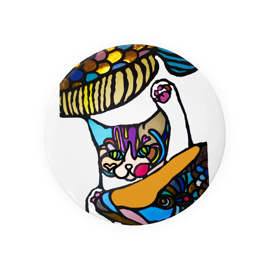 mayan*のぴらるくとねこ Tin Badge