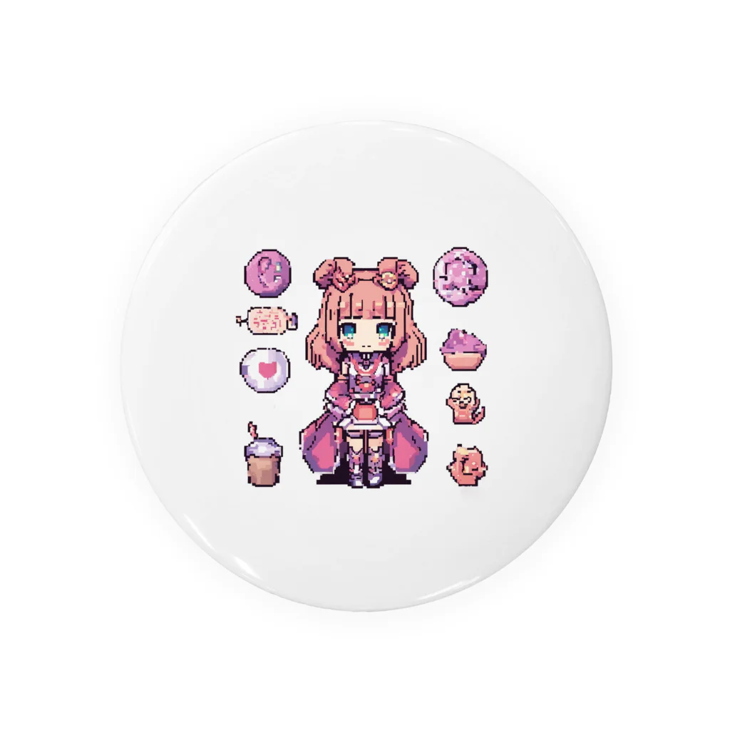 そのぴショップのドット絵魔法少女 Tin Badge