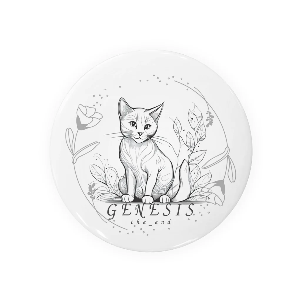 genesis_the_endのgenesis_cat Tin Badge