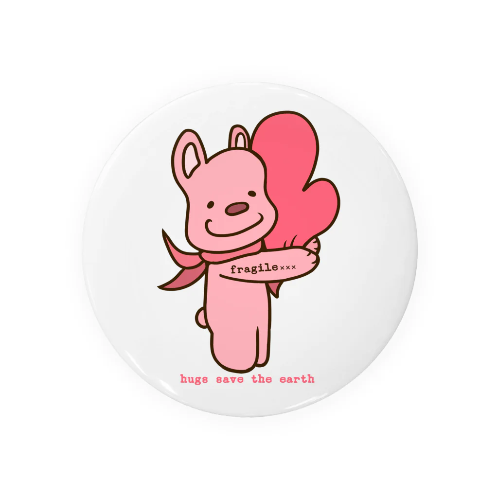 fragile×××のhugs save the earth Tin Badge