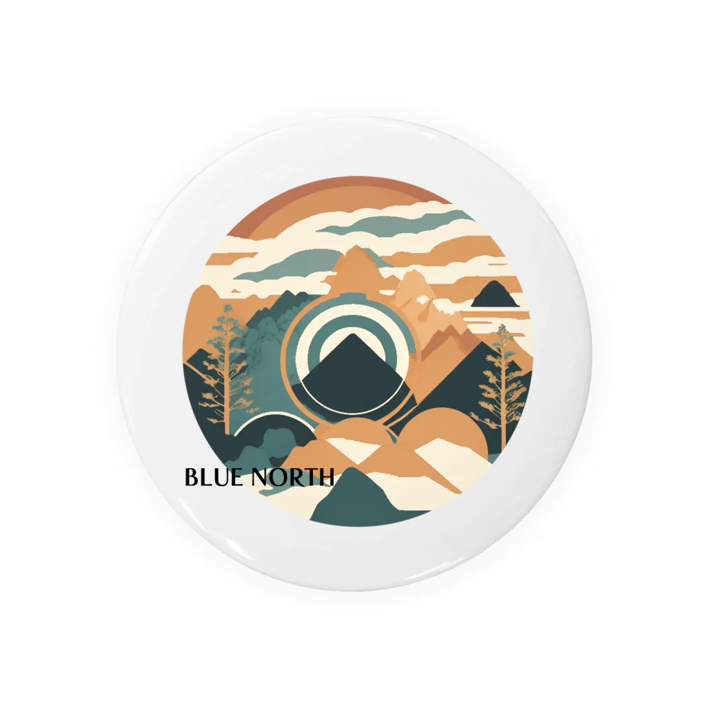 aokitaの【BLUE NORTH】秋の夕暮れ/DISC Tin Badge