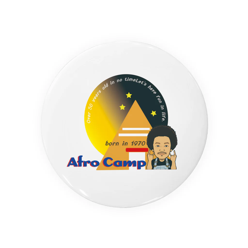 afro_ campのafro_camp Tin Badge