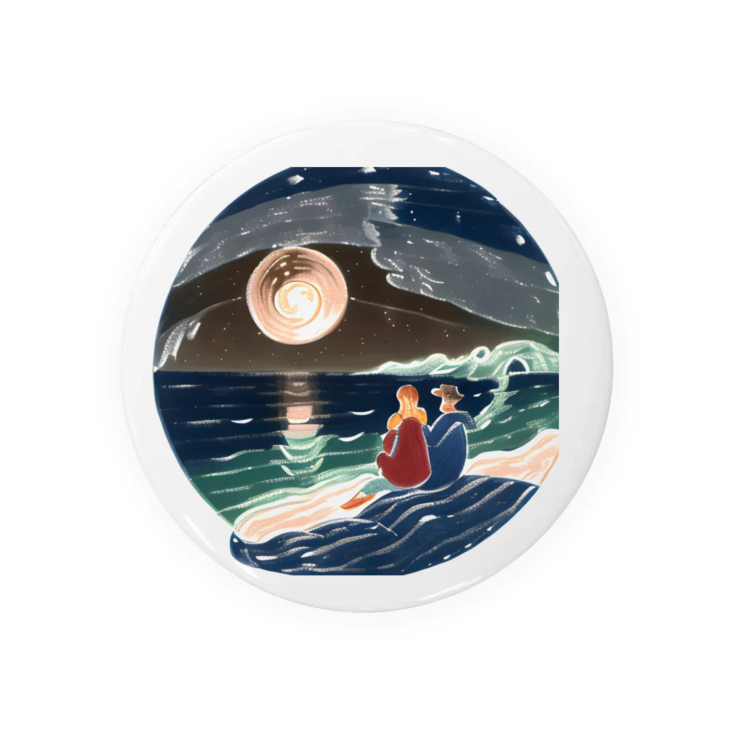 tetsuの夜の海 Tin Badge