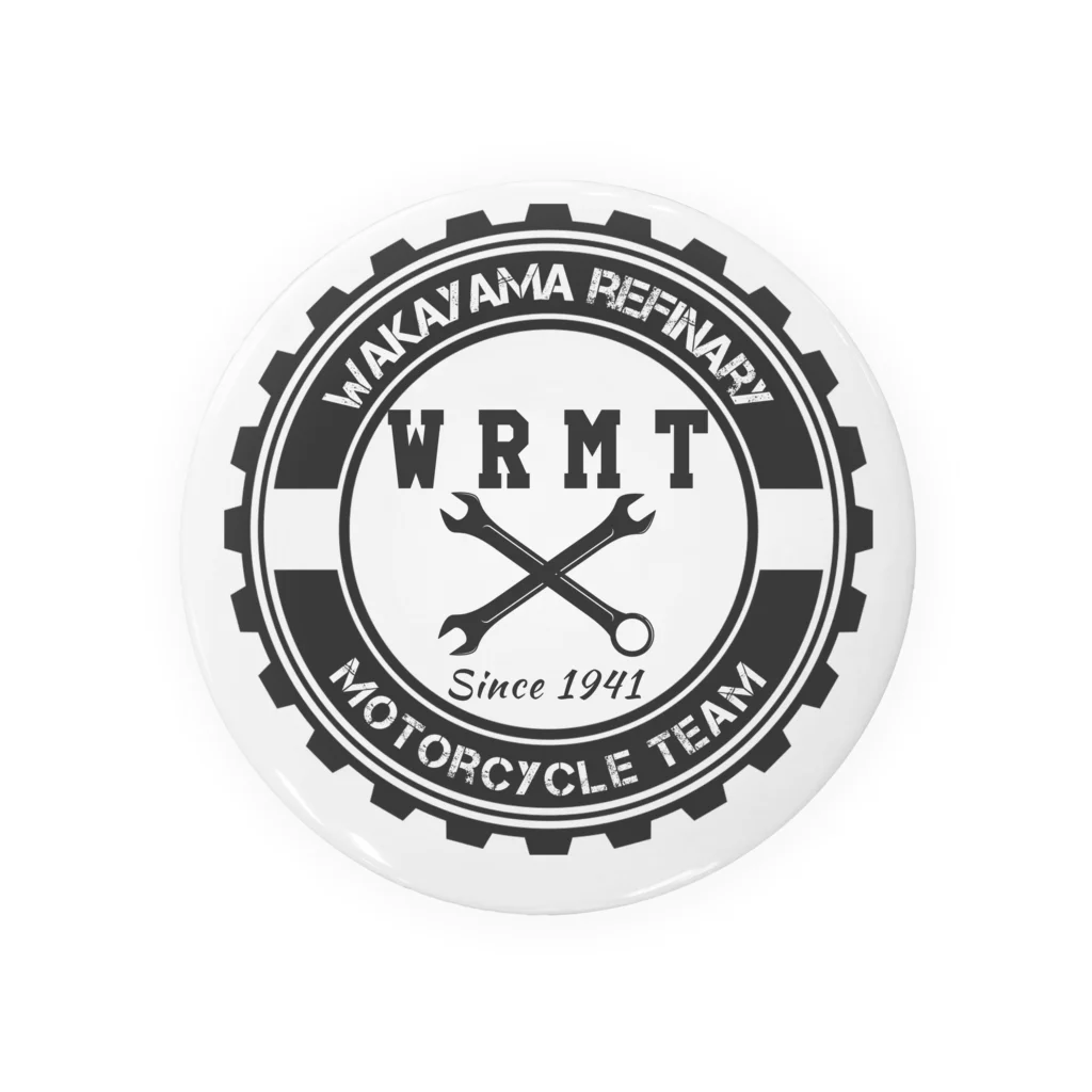 いちみるshopのWRMT BLACK LOGO Tin Badge