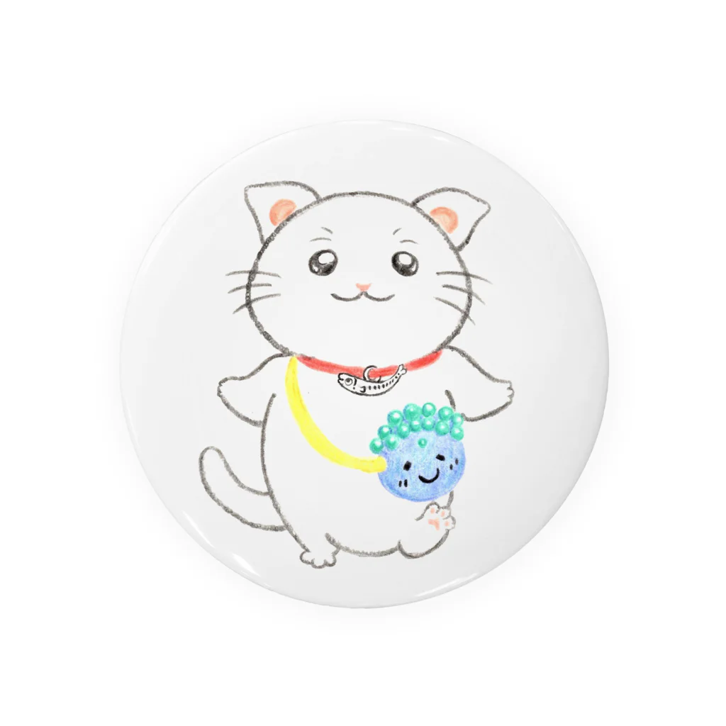 かまにゃん🐾鎌倉地域メディア"かまくらいふ”のかまにゃん🐾 Tin Badge