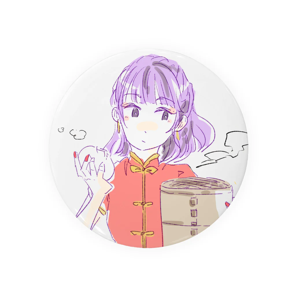 春尾の豚まんちゃん Tin Badge