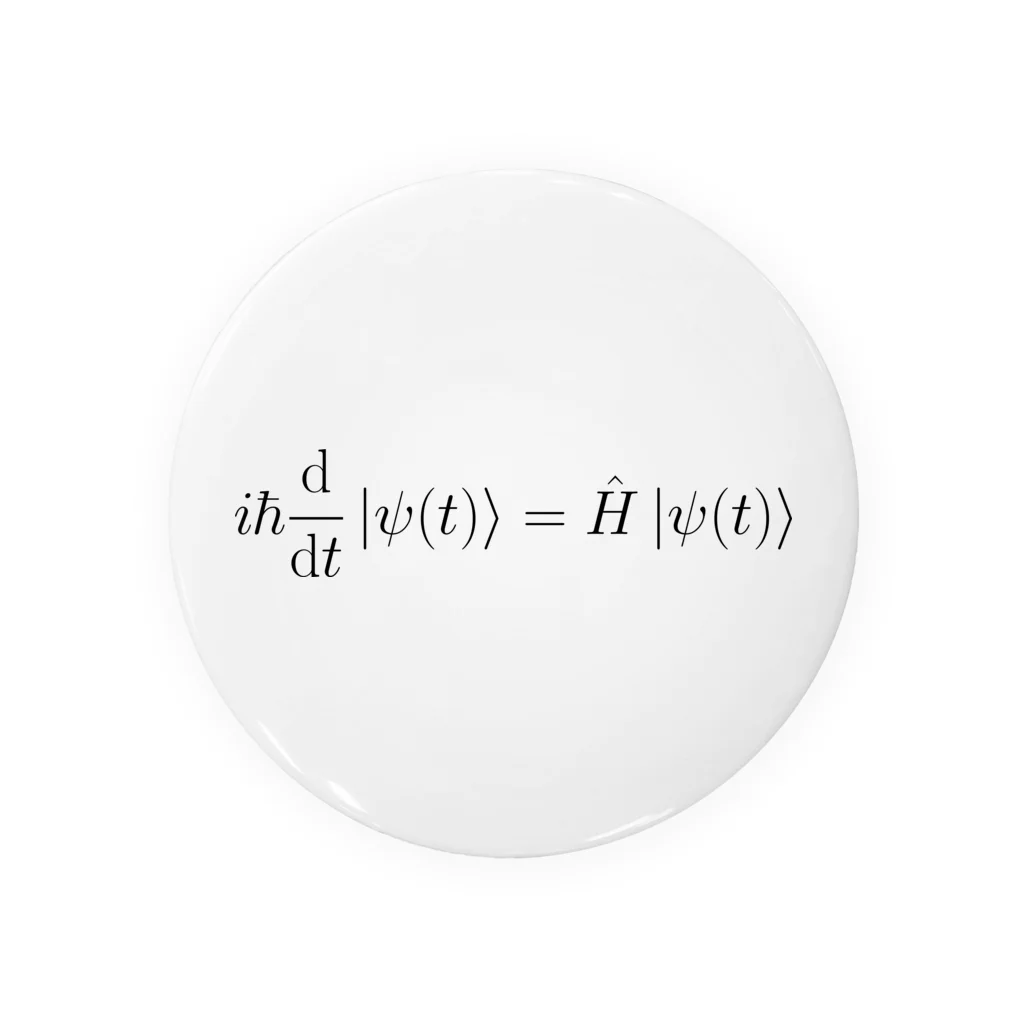 pione30のSchrödinger 方程式 Tin Badge