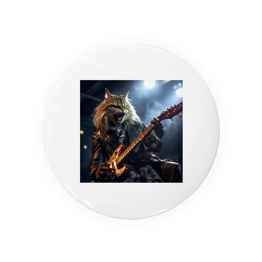 Gavi'sのRockなCat ギターバージョン3 Tin Badge